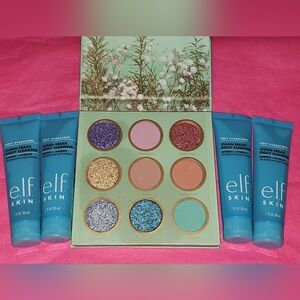 Glam Vibrant Eyeshadow Palette with Purple, Pink, Gold, and Teal